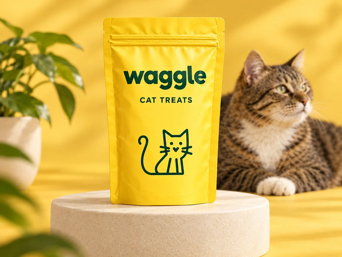 Bolsa Waggle para gatos, visualización de diseño